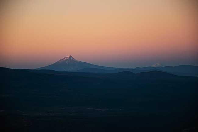 mt hood sunset