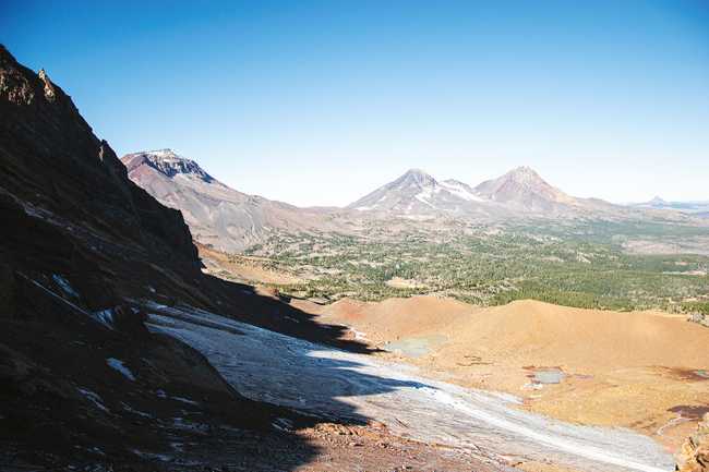 three sisters bend glacier