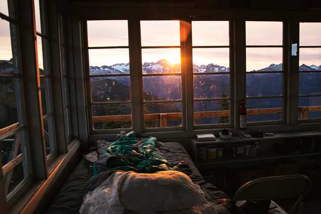 inside lookout sunrise