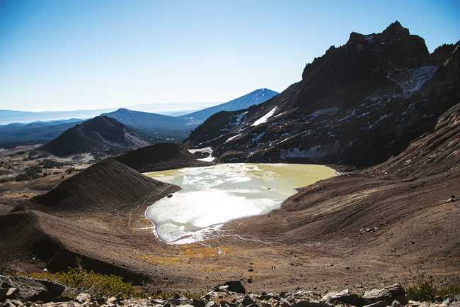 no name lake from ridge