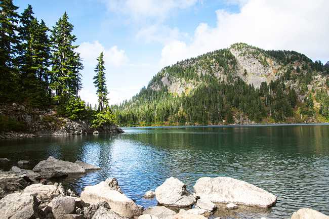 Iceberg lake, part of the chain lakes